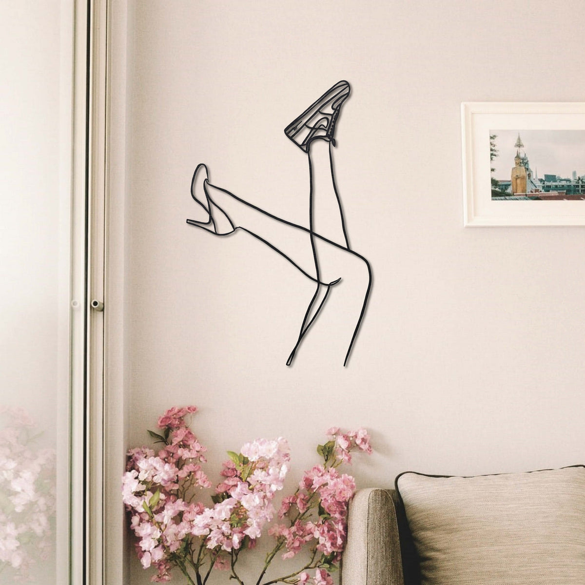 DID. Nike Air Force 1 Heels One Line Art DIDhome