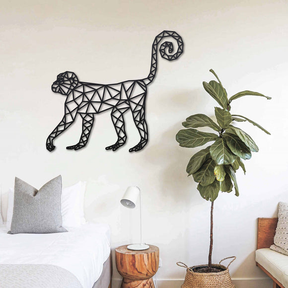 Wanddecoratie Hout | DID.Aap Geometrische vormen & dieren