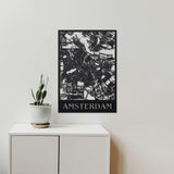 Wanddecoratie Hout | DID. Stadsplattegronden Hout Amsterdam