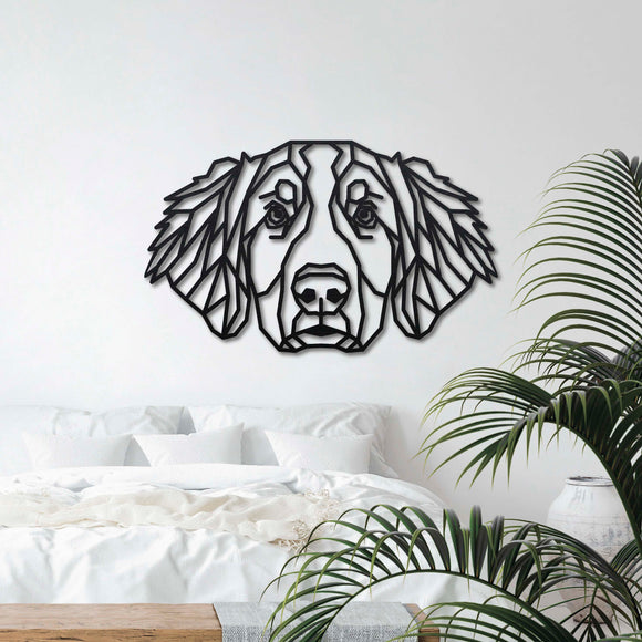 Wanddecoratie Hout Honden | Berner Sennen Geometrische vormen & dieren