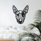 Wanddecoratie Hout Honden | Bull Terrier Geometrische vormen & dieren