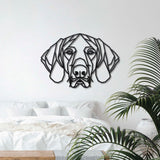 Wanddecoratie Hout Honden | Duitse Staande / Pointer Geometrische vormen & dieren