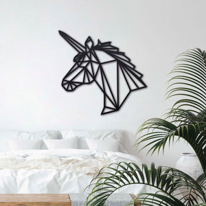 Wanddecoratie Hout | DID. Eenhoorn Geometrische vormen & dieren