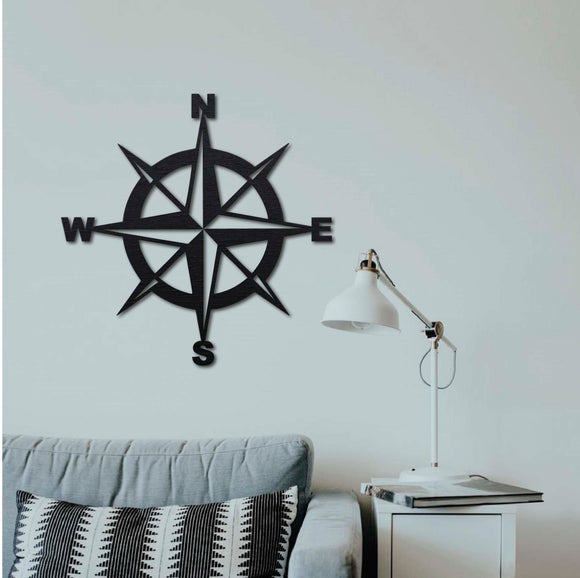 Wanddecoratie Hout | DID. Kompas 
