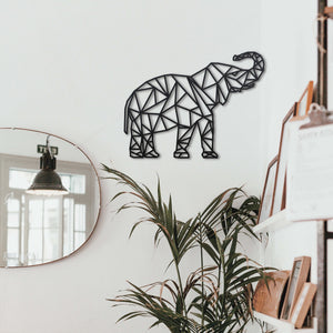 Wanddecoratie Hout | DID. Olifant Geometrische vormen & dieren