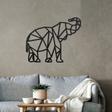 Wanddecoratie Hout | DID. Olifant Geometrische vormen & dieren