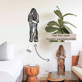 Wanddecoratie hout | van foto naar houten wanddecoratie