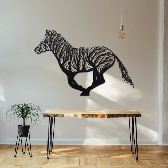 Wanddecoratie Hout | DID. Paard boom