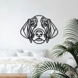 Wanddecoratie Hout Honden | Weimaraner Geometrische vormen & dieren