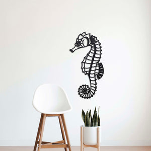 Wanddecoratie Hout | DID. Zeepaardje Geometrische vormen & dieren